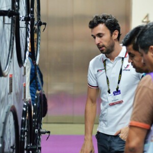 The Vittoria Fraxion carbon/alloy hybrid.